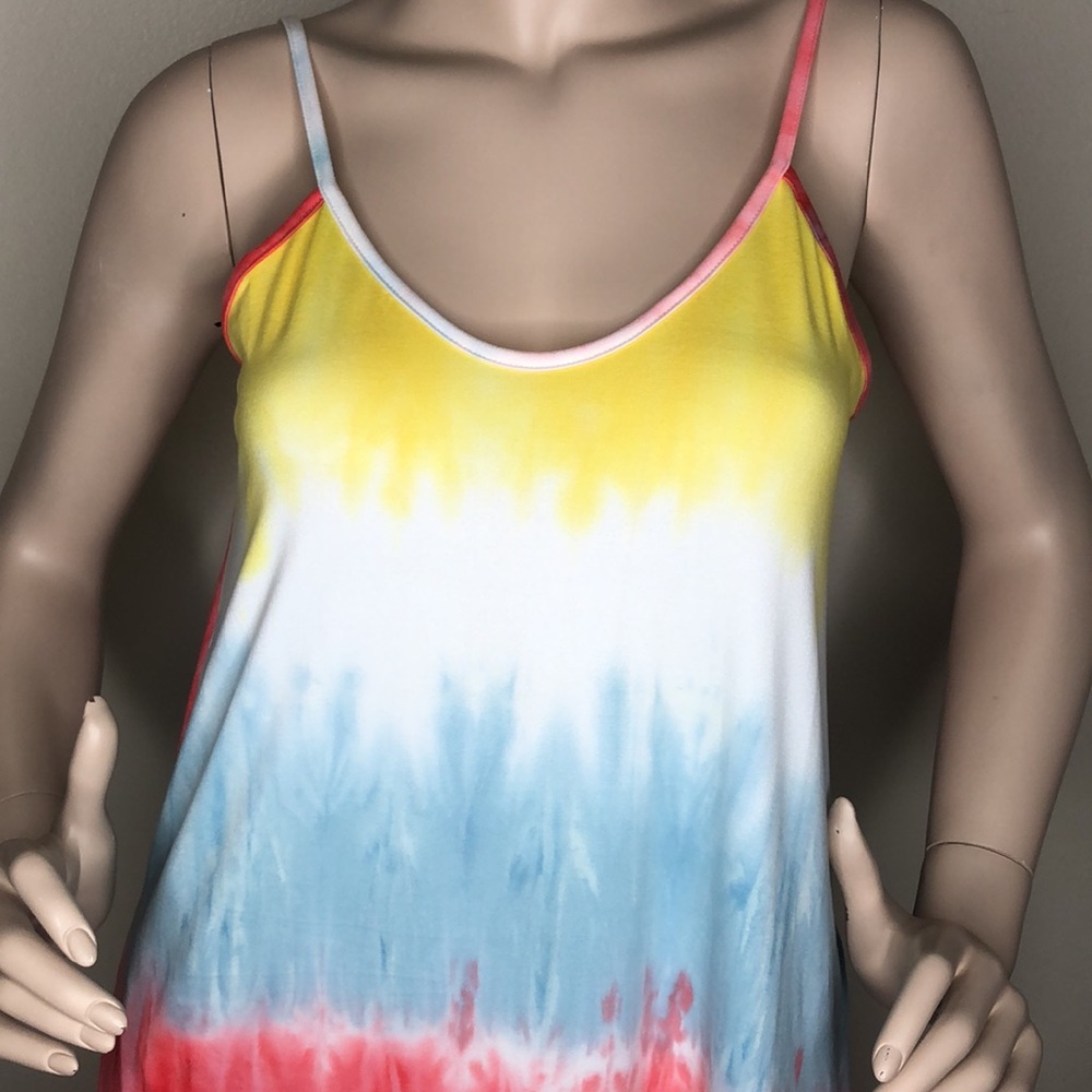 Rainbow Stripe midi Dress - Picture 9 of 14